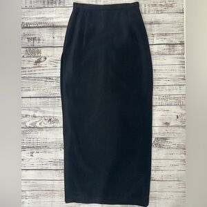 Saba Classic Black Pencil Maxi Skirt Sz. 6